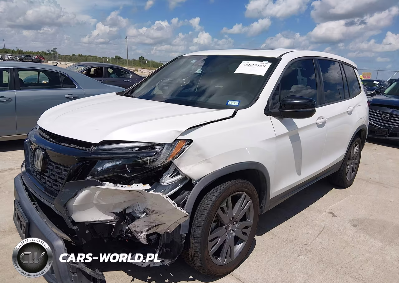 2021 Honda Passport 2Wd Ex-L VIN:5FNYF7H57MB002927 - 2