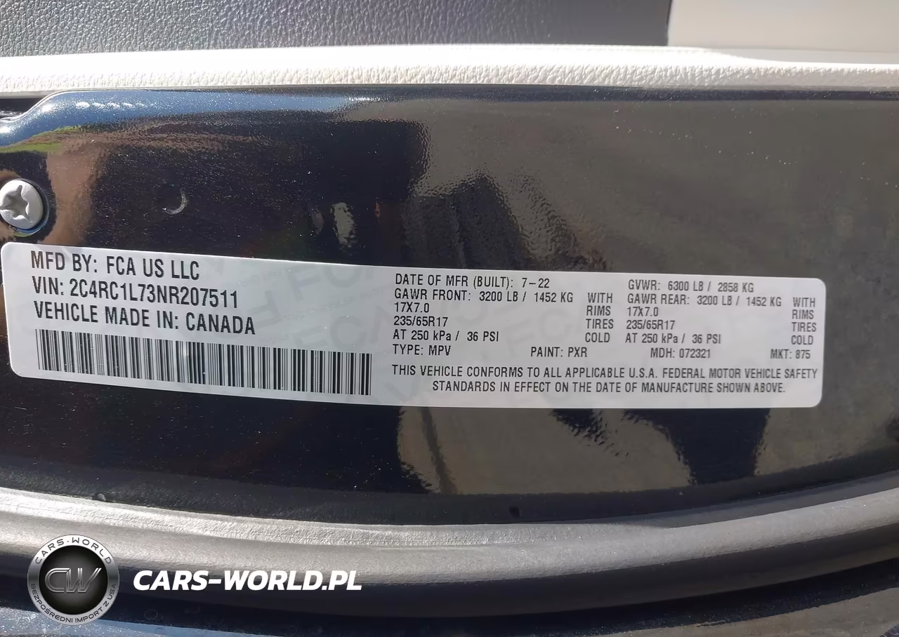 2022 Chrysler Pacifica Hybrid Touring L VIN:2C4RC1L73NR207511 - 9