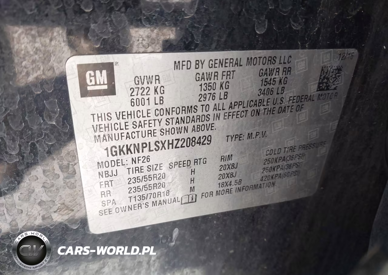 2017 GMC Acadia Denali VIN:1GKKNPLSXHZ208429 - 9