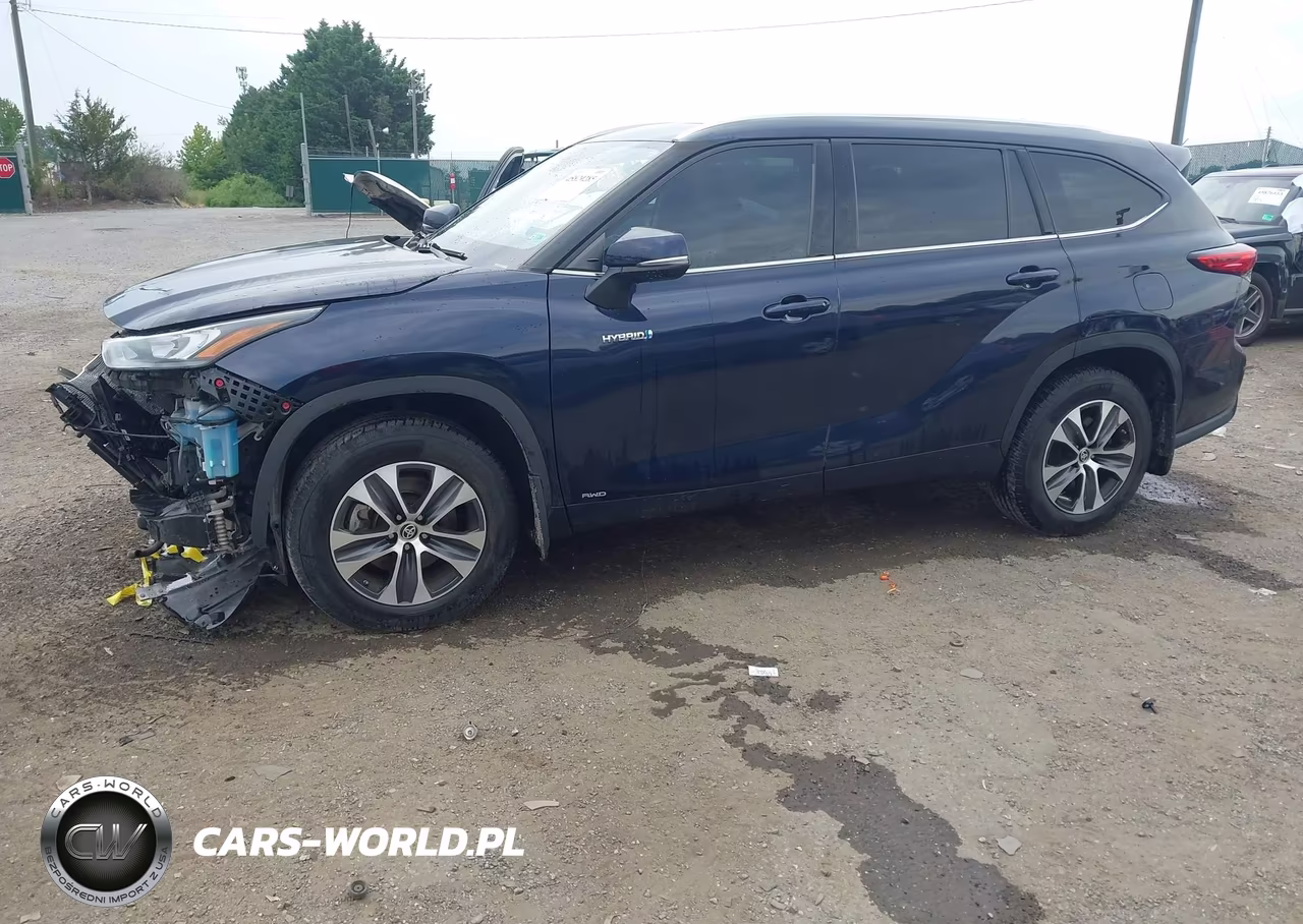 2020 Toyota Highlander Hybrid Xle VIN:5TDHBRCH2LS501430 - 2