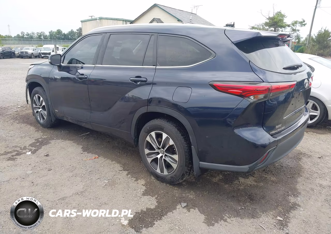 2020 Toyota Highlander Hybrid Xle VIN:5TDHBRCH2LS501430 - 3