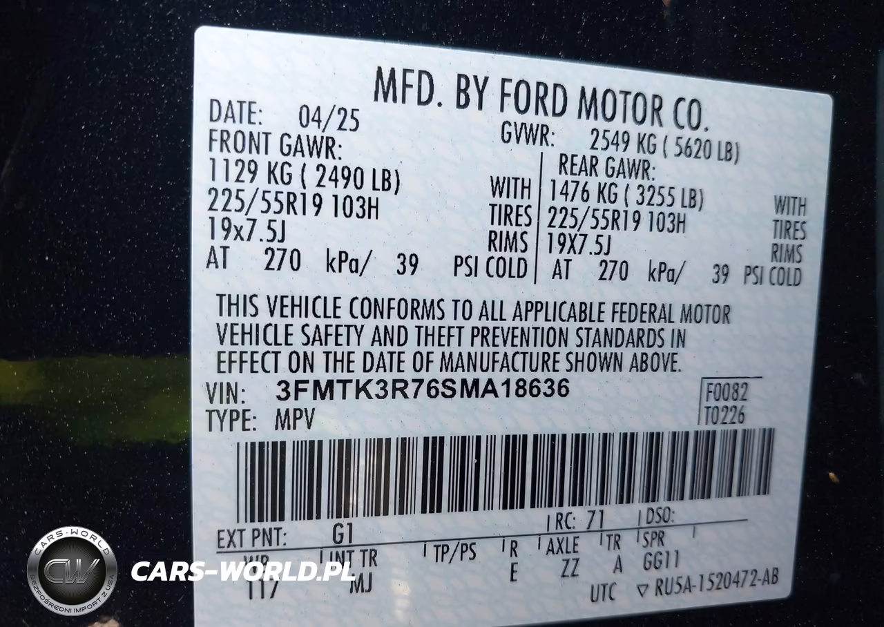 2025 Ford Mustang Mach-E Premium VIN:3FMTK3R76SMA18636 - 9