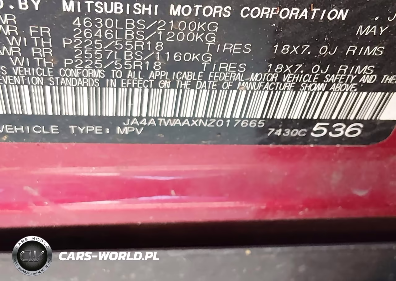 2022 Mitsubishi Eclipse Cross Se S-Awc-Se Special Edition S-Awc-Sel S-Awc-Sel Special Edition S-Awc VIN:JA4ATWAAXNZ017665 - 9