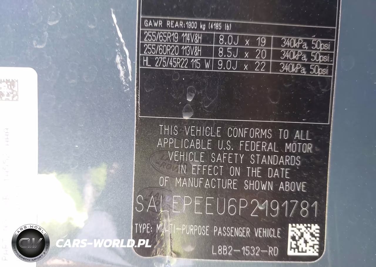 2023 Land Rover Defender 110 Se VIN:SALEPEEU6P2191781 - 9