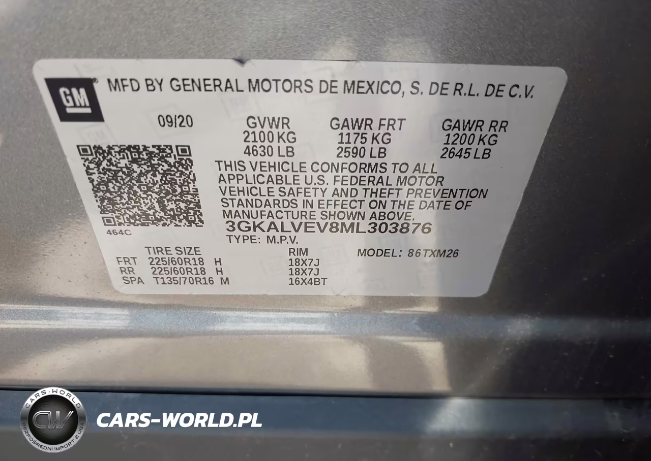 2021 GMC Terrain Awd Slt VIN:3GKALVEV8ML303876 - 9