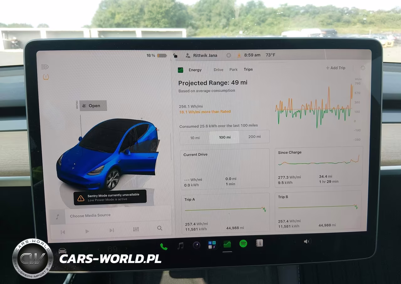 2023 Tesla Model Y Awd-Long Range Dual Motor All-Wheel Drive VIN:7SAYGDEE2PA061162 - 18