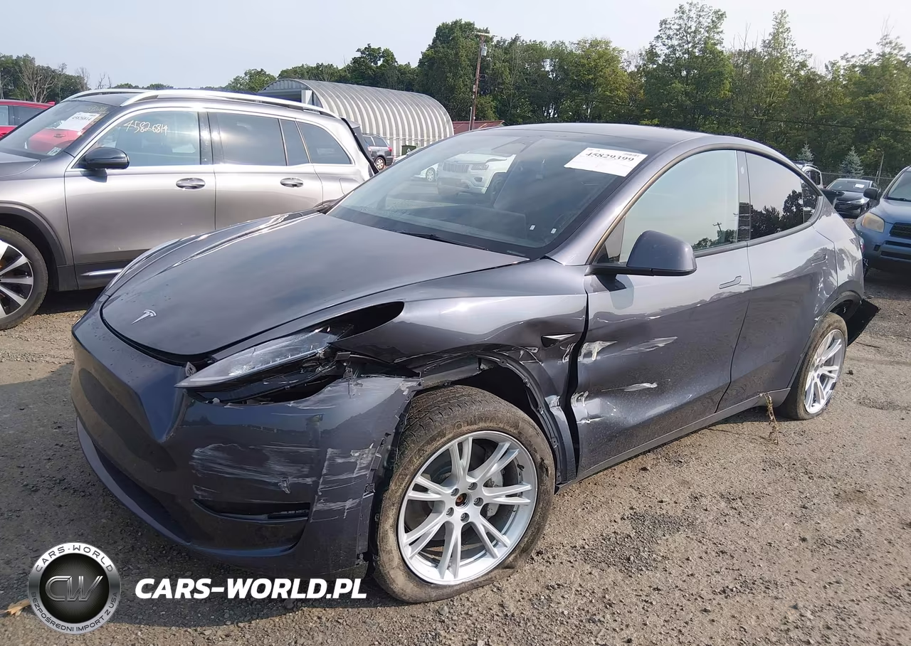 2023 Tesla Model Y Awd-Long Range Dual Motor All-Wheel Drive VIN:7SAYGDEE2PA061162 - 2