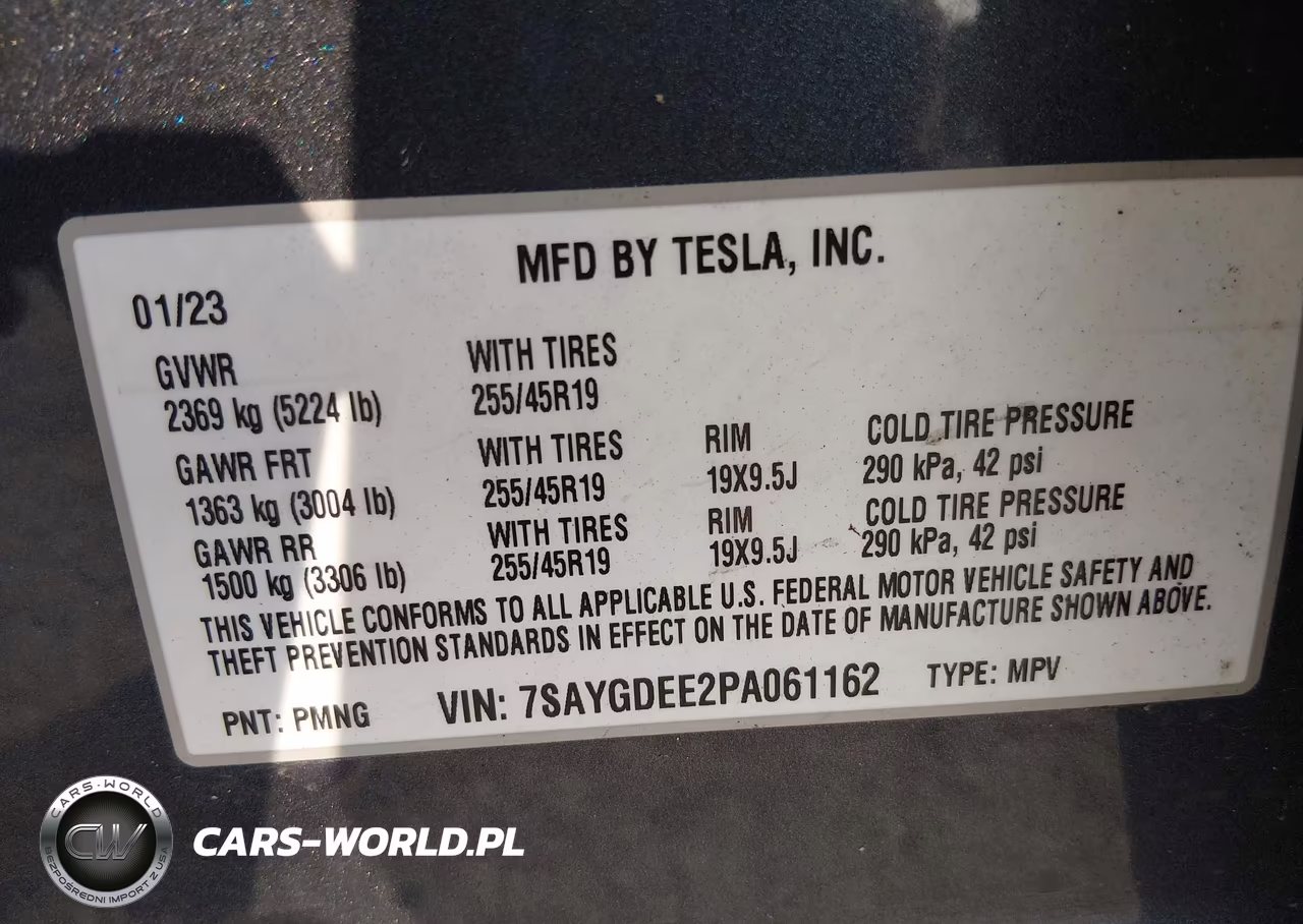 2023 Tesla Model Y Awd-Long Range Dual Motor All-Wheel Drive VIN:7SAYGDEE2PA061162 - 9