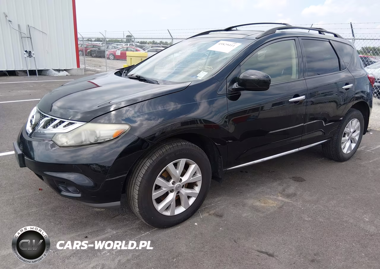 2014 Nissan Murano Sl VIN:JN8AZ1MW5EW518385 - 2