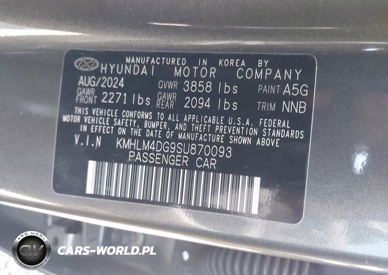 2025 Hyundai Elantra Sel Sport VIN:KMHLM4DG9SU870093 - 9