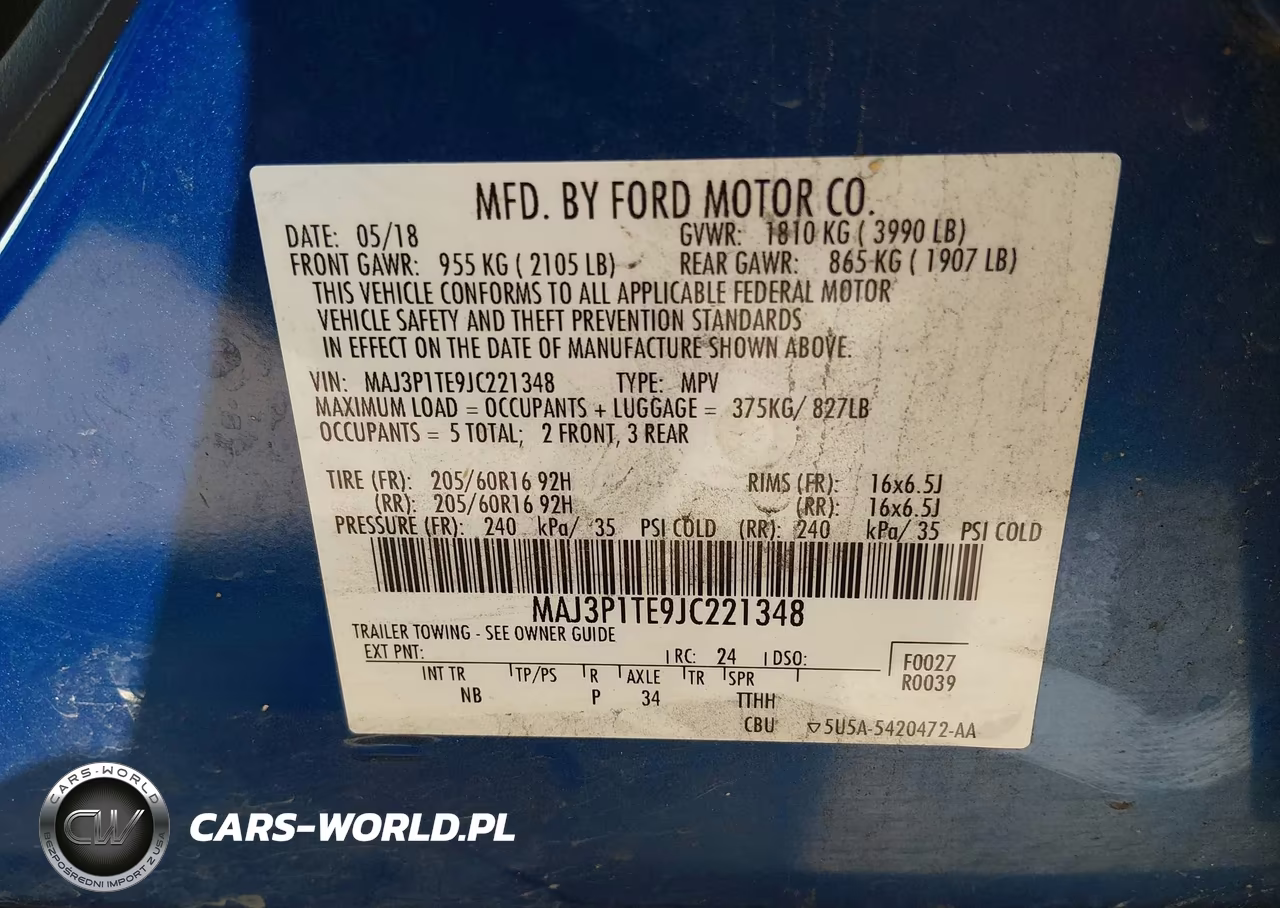 2018 Ford Ecosport Se VIN:MAJ3P1TE9JC221348 - 9