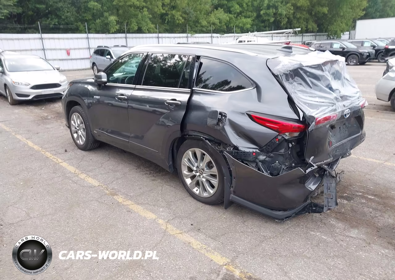 2021 Toyota Highlander Hybrid Limited VIN:5TDXBRCH0MS020203 - 3