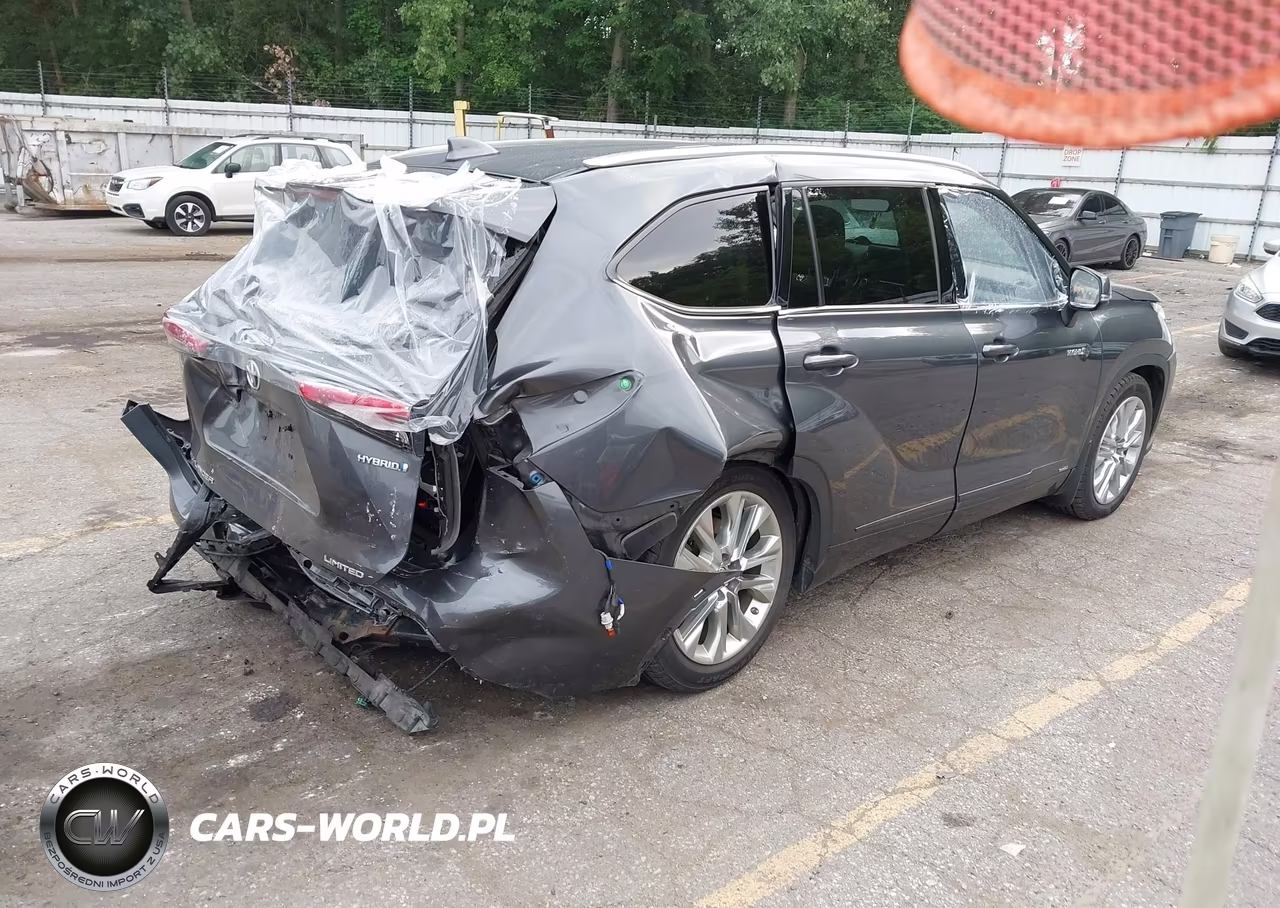 2021 Toyota Highlander Hybrid Limited VIN:5TDXBRCH0MS020203 - 4
