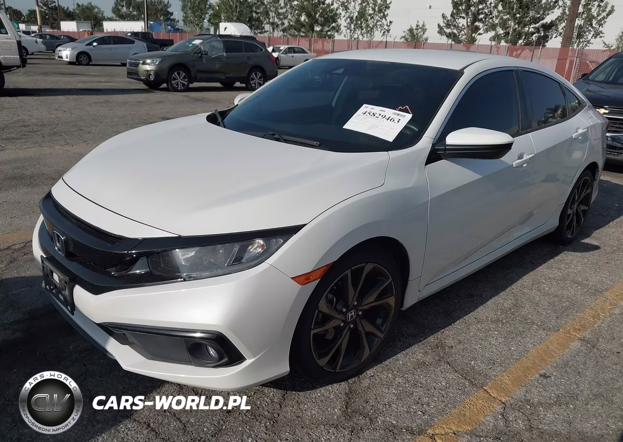 2020 Honda Civic Sport VIN:2HGFC2F89LH591537 - 2