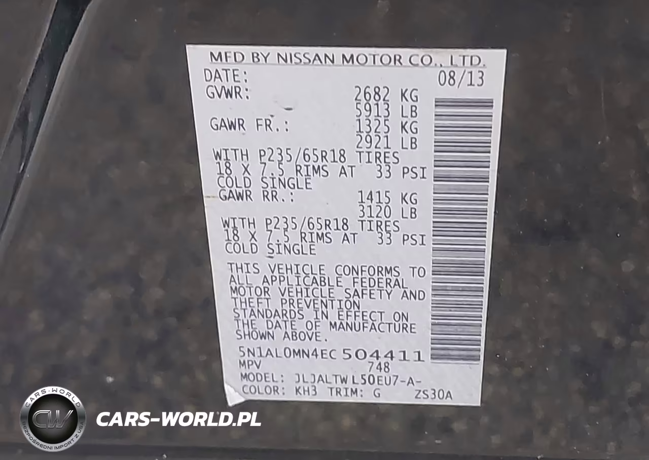 2014 Infiniti Qx60 VIN:5N1AL0MN4EC504411 - 9