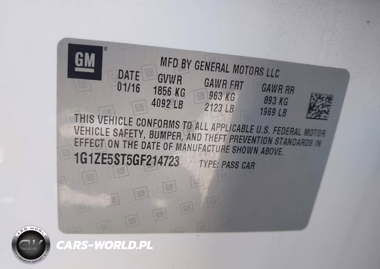 2016 Chevrolet Malibu 1Lt VIN:1G1ZE5ST5GF214723 - 9