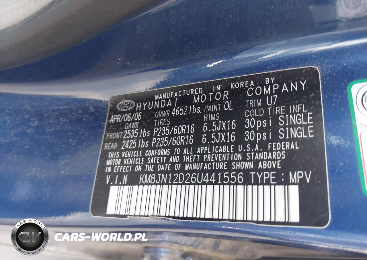 2006 Hyundai Tucson Gls-Limited VIN:KM8JN12D26U441556 - 9
