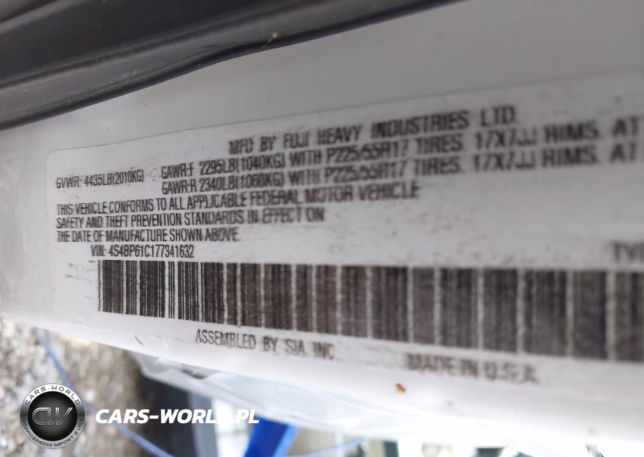 2007 Subaru Outback 2.5I-2.5I Basic-2.5I L.l. Bean Edition VIN:4S4BP61C177341632 - 9