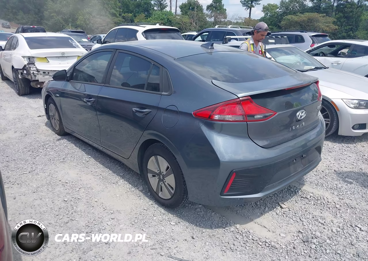 2019 Hyundai Ioniq Hybrid Blue VIN:KMHC65LC7KU168367 - 3