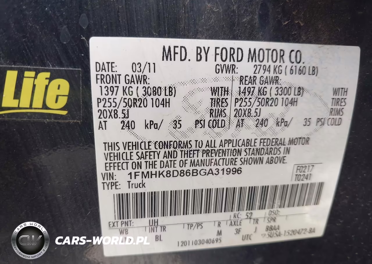 2011 Ford Explorer Xlt VIN:1FMHK8D86BGA31996 - 9