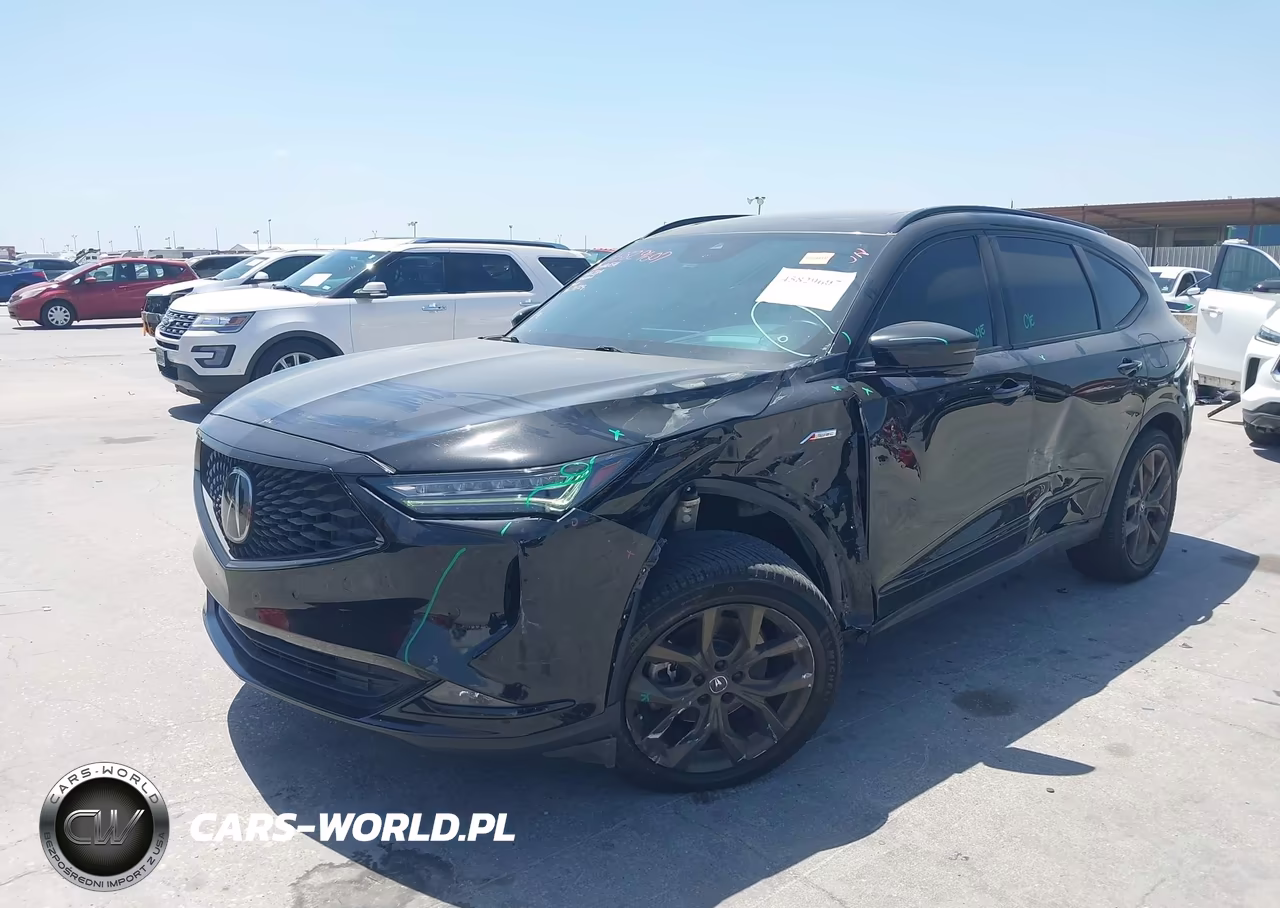 2022 Acura Mdx A-Spec Package VIN:5J8YE1H08NL038730 - 2