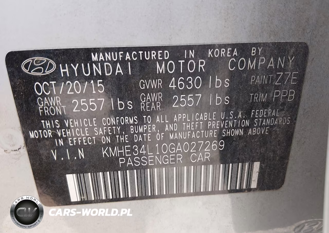 2016 Hyundai Sonata Hybrid Limited VIN:KMHE34L10GA027269 - 9