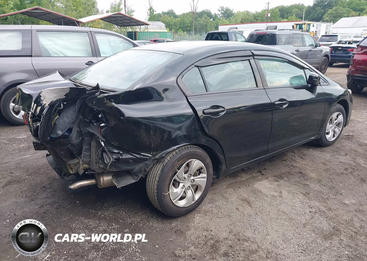 2014 Honda Civic Lx VIN:2HGFB2E59EH532758 - 4