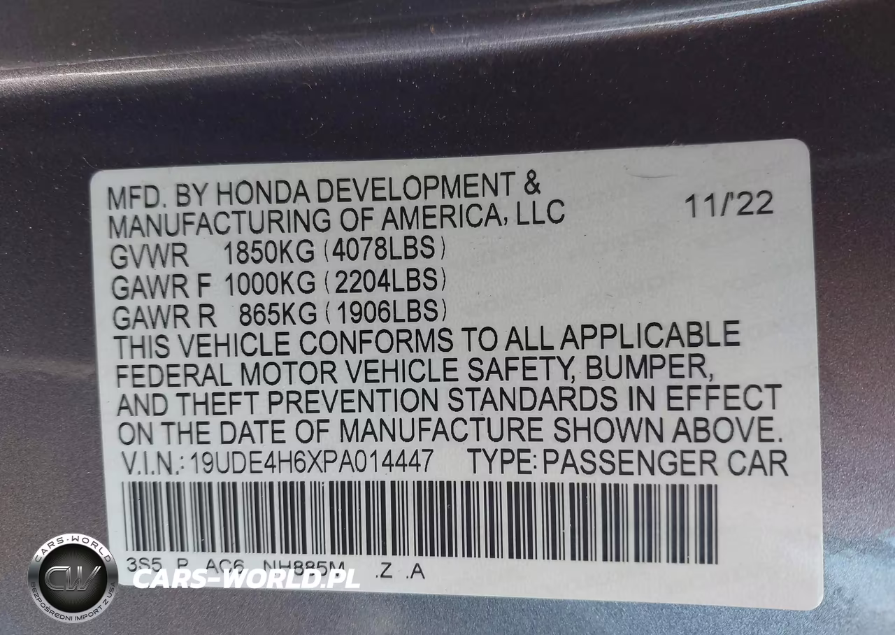 2023 Acura Integra A-Spec Technology VIN:19UDE4H6XPA014447 - 9
