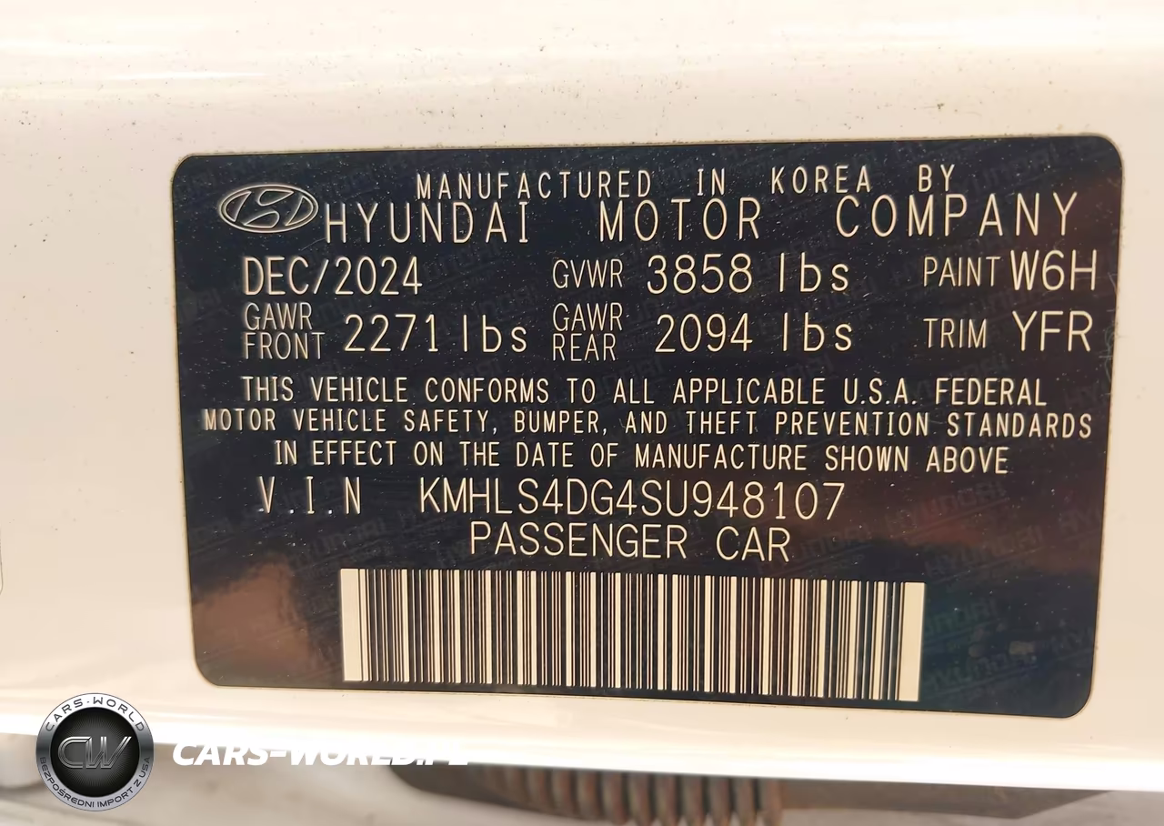2025 Hyundai Elantra Sel Convenience VIN:KMHLS4DG4SU948107 - 9
