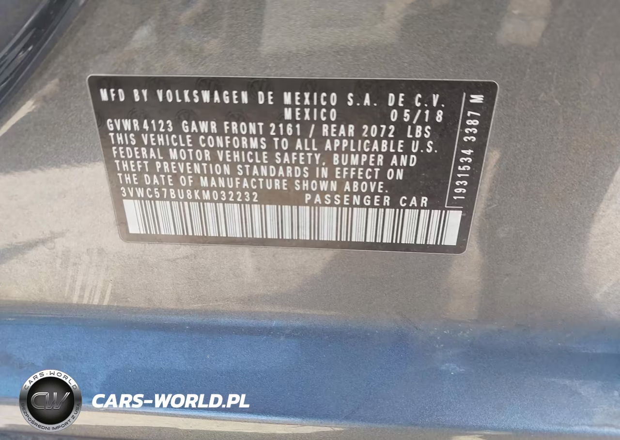 2019 Volkswagen Jetta 1.4T R-Line-1.4T S-1.4T Se VIN:3VWC57BU8KM032232 - 9