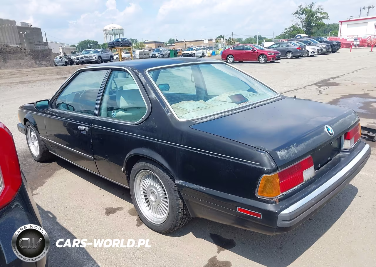 1988 BMW 635 Csi Automatic VIN:WBAEC8419J3266421 - 3