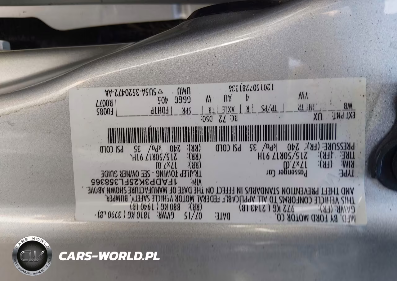 2015 Ford Focus Se VIN:1FADP3K25FL358365 - 9