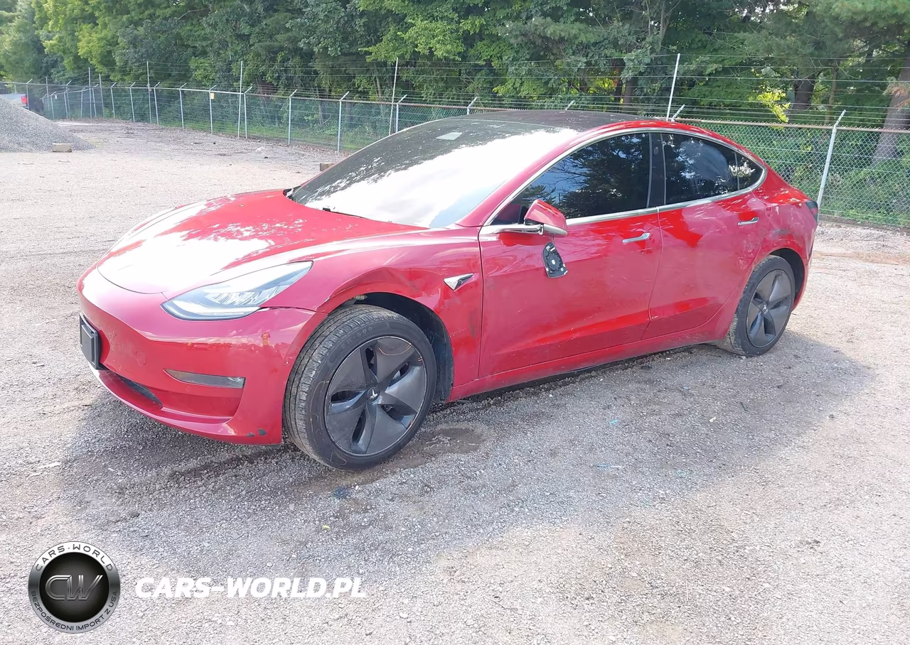 2018 Tesla Model 3 Long Range-Mid Range VIN:5YJ3E1EA1JF016877 - 2