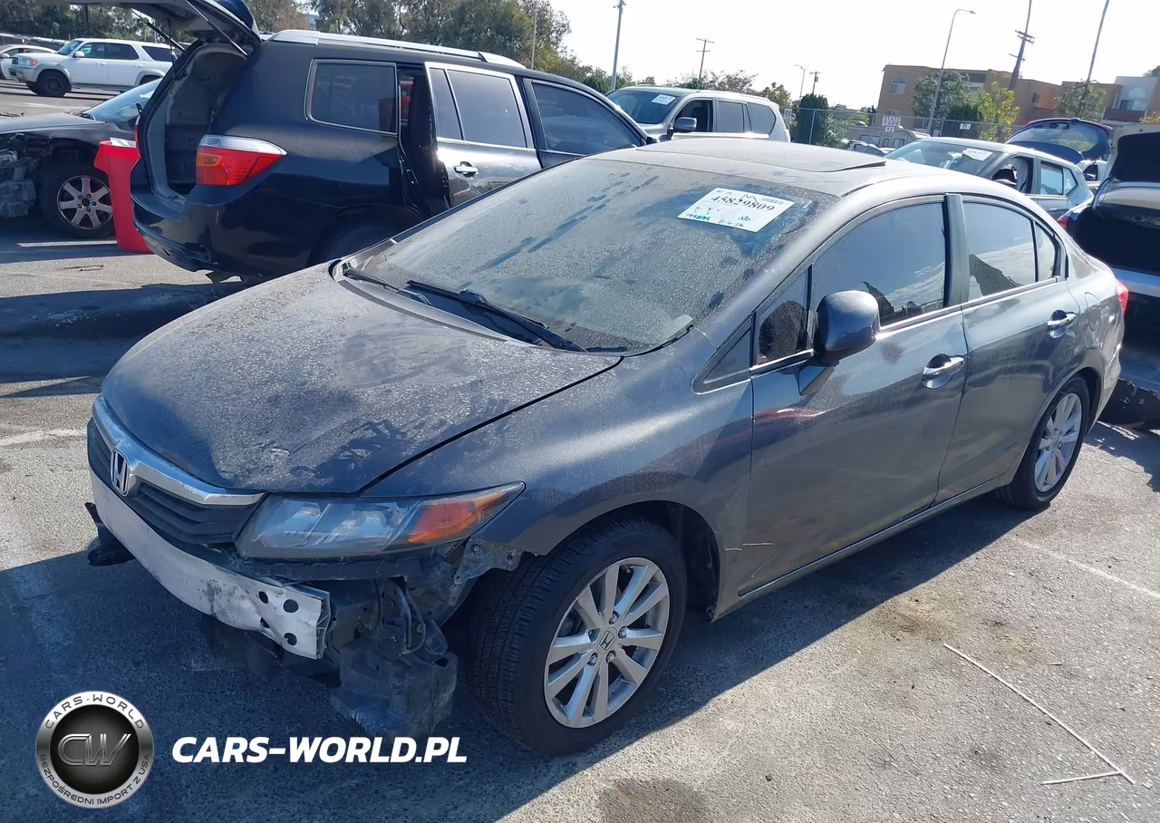 2012 Honda Civic Ex-L VIN:19XFB2F96CE329366 - 2