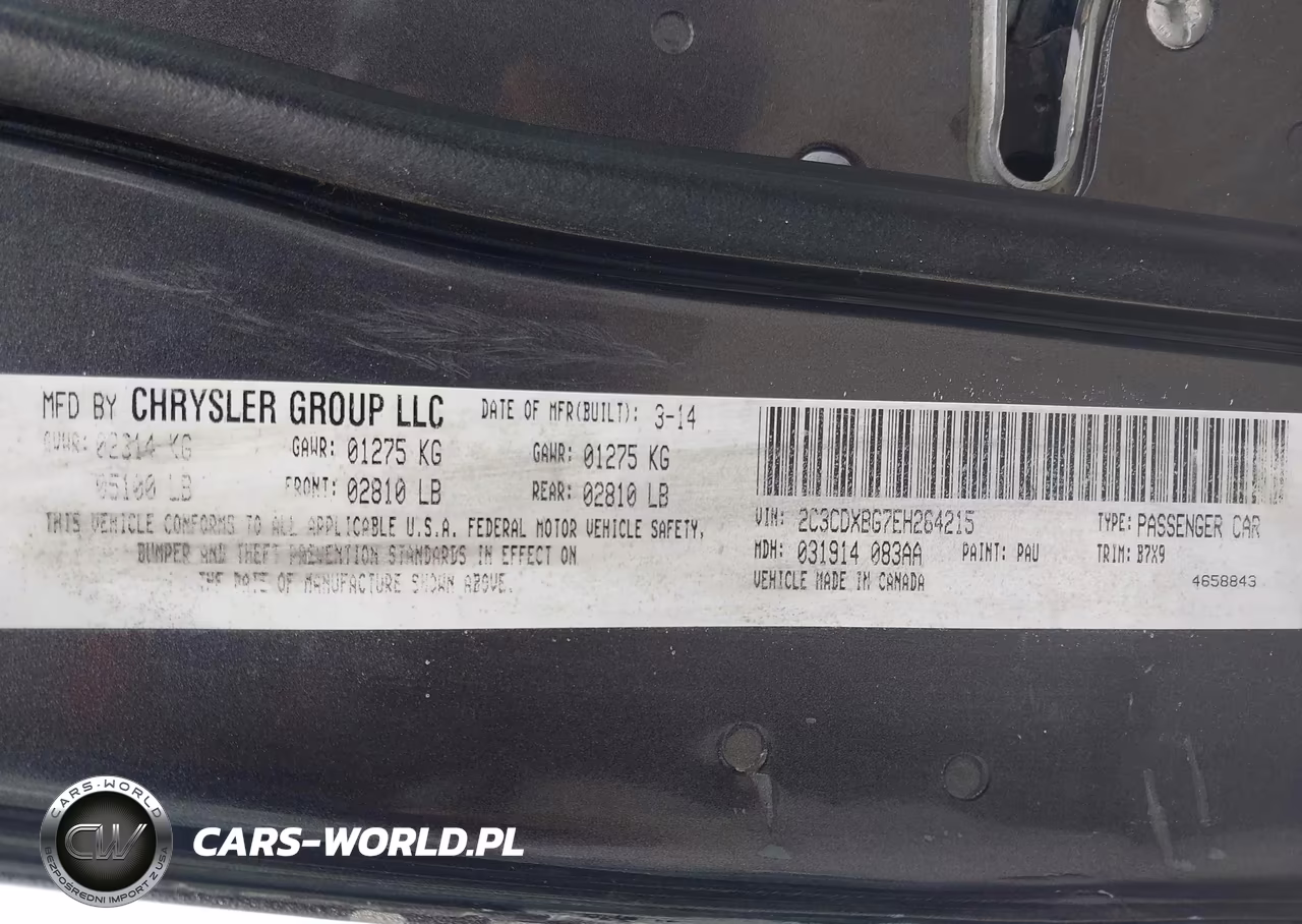 2014 Dodge Charger Se VIN:2C3CDXBG7EH264215 - 9