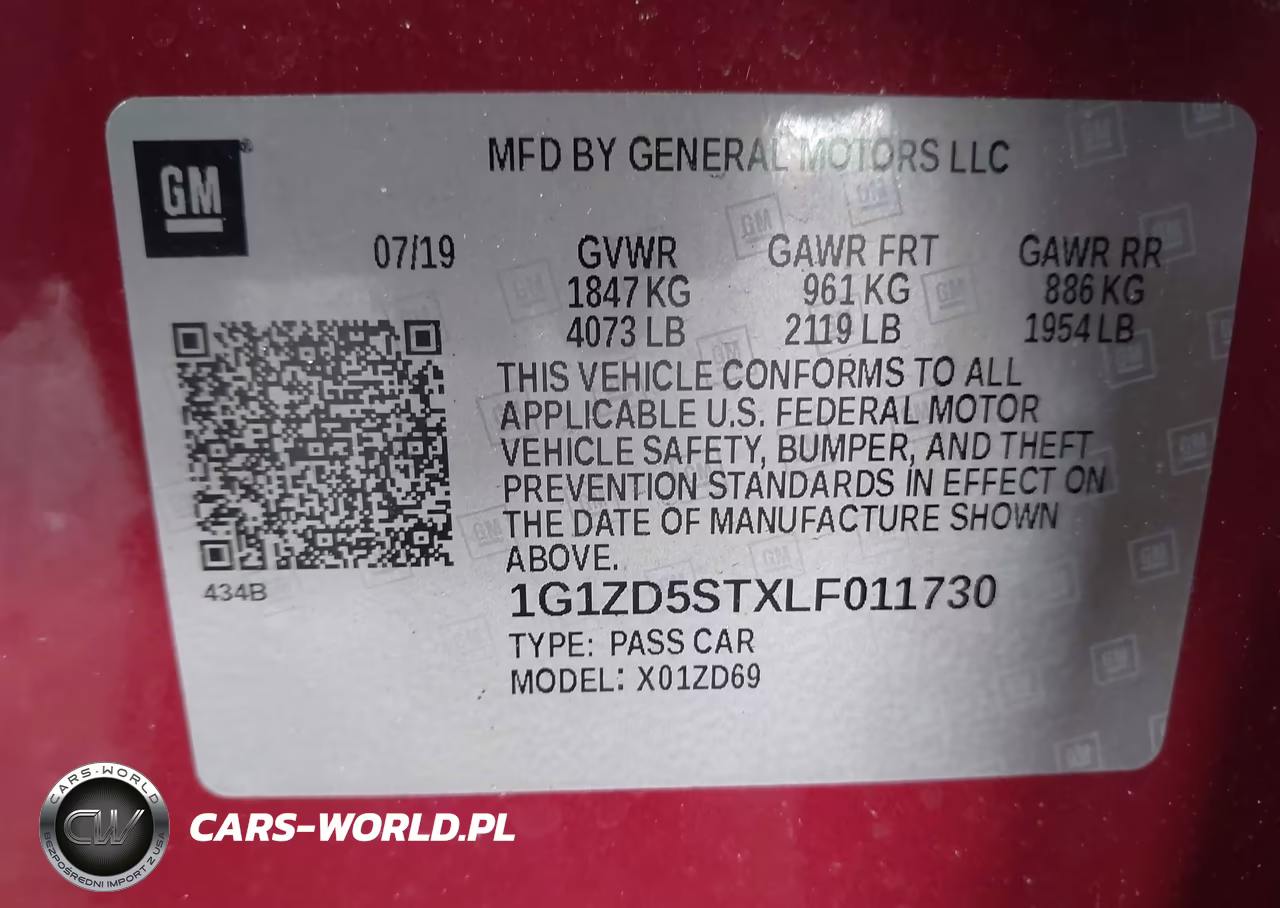 2020 Chevrolet Malibu Fwd Lt VIN:1G1ZD5STXLF011730 - 9