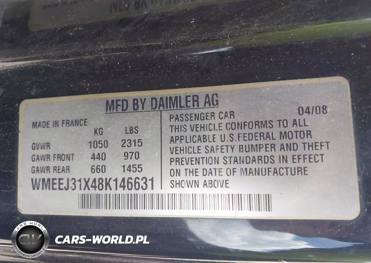 2008 Smart Fortwo Passion-Pure VIN:WMEEJ31X48K146631 - 9