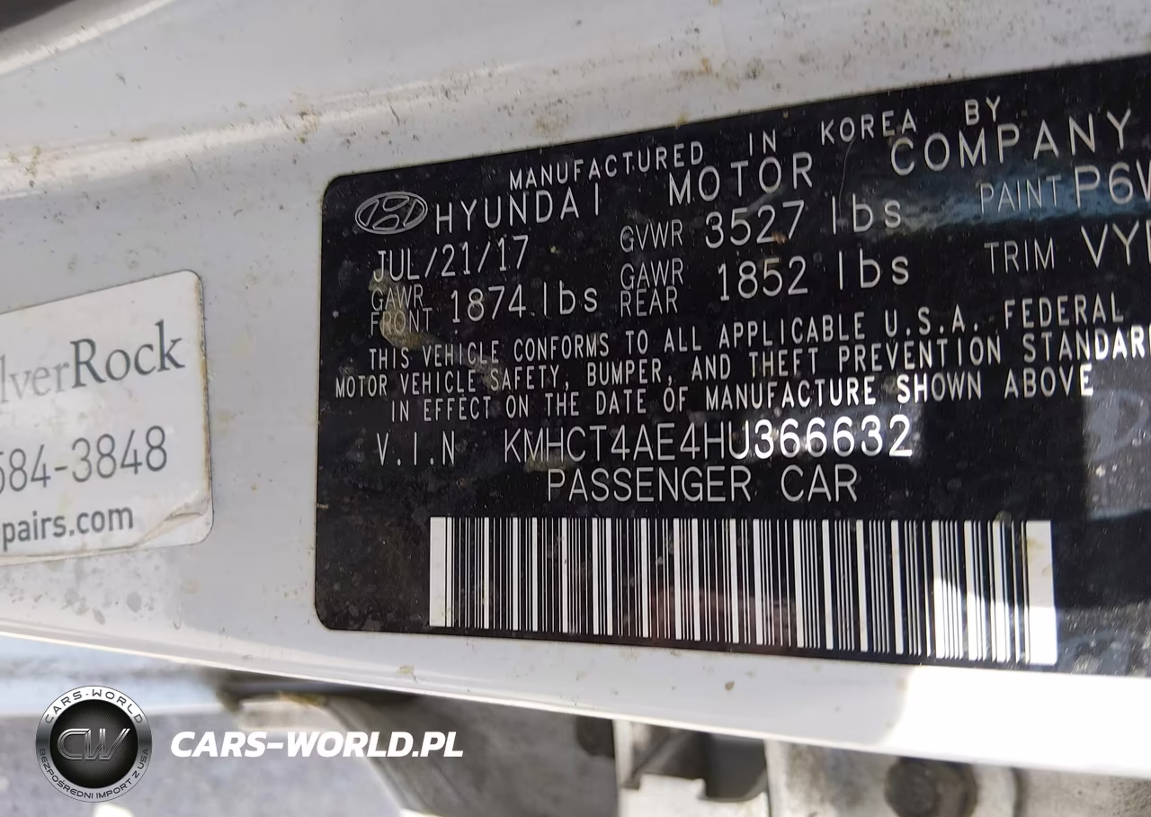 2017 Hyundai Accent Se VIN:KMHCT4AE4HU366632 - 9