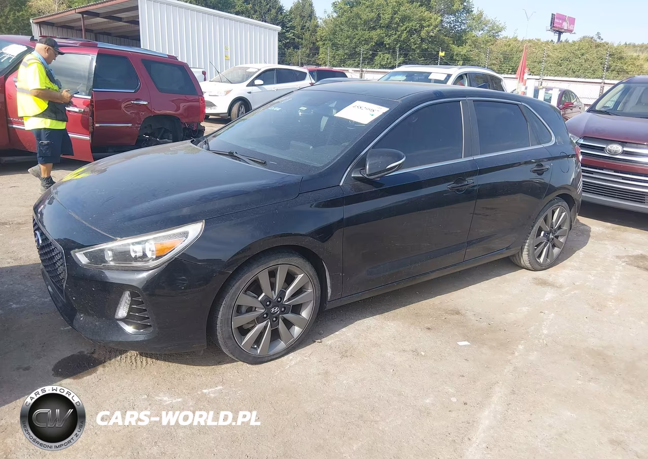 2018 Hyundai Elantra Gt Sport VIN:KMHH55LC8JU039514 - 2