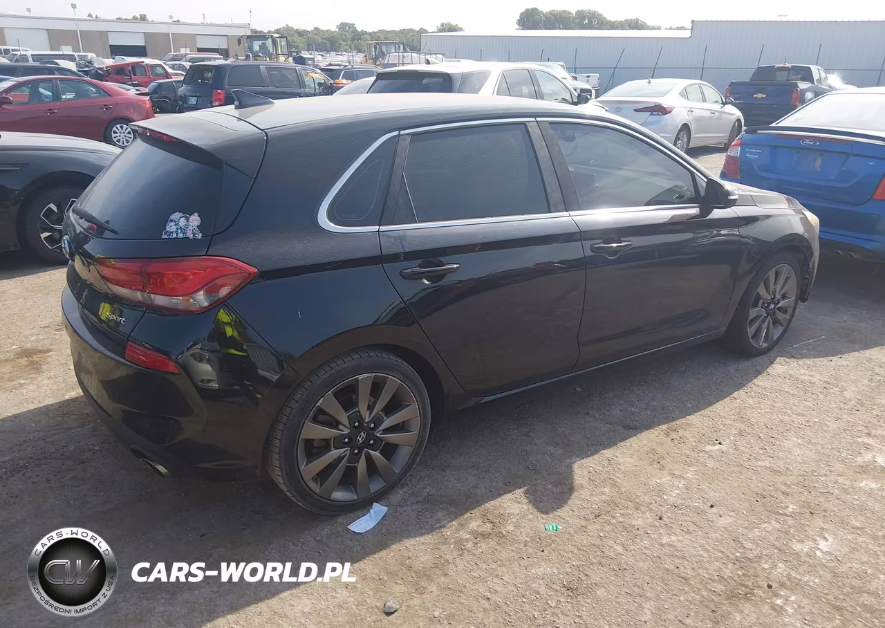 2018 Hyundai Elantra Gt Sport VIN:KMHH55LC8JU039514 - 4