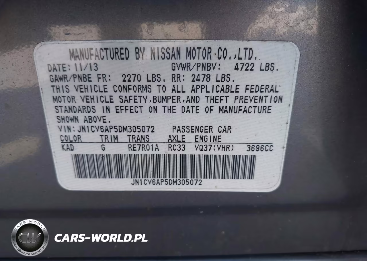 2013 Infiniti G37 Journey VIN:JN1CV6AP5DM305072 - 9