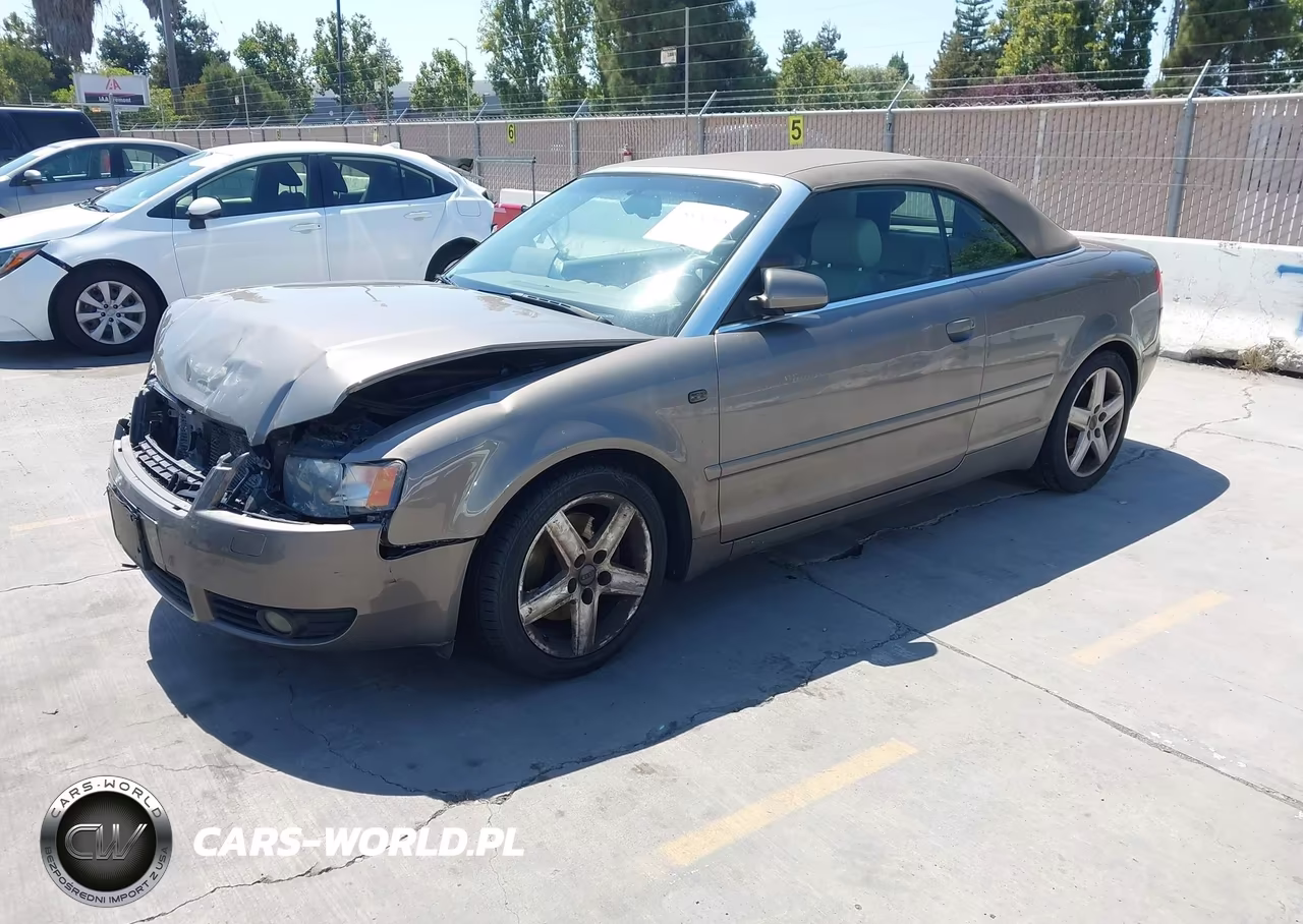 2004 Audi A4 3.0 VIN:WAUDT48H44K023542 - 2