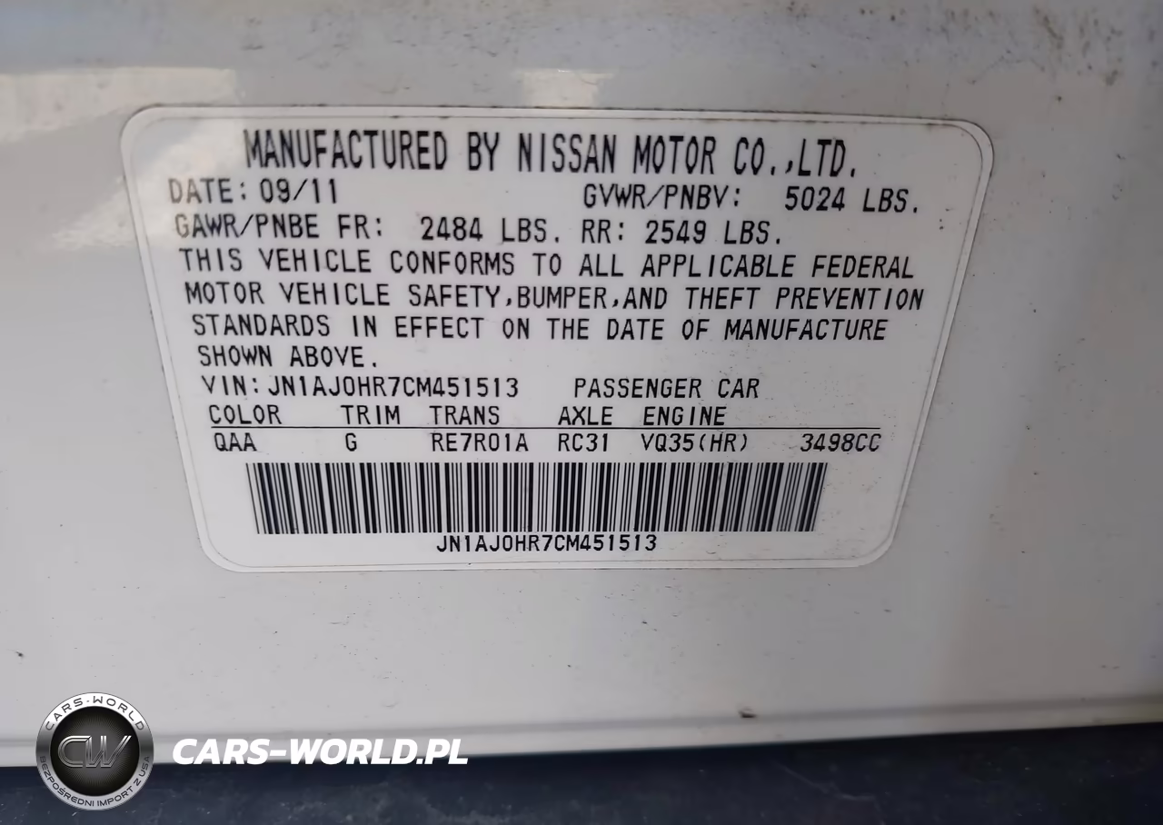 2012 Infiniti Ex35 Journey VIN:JN1AJ0HR7CM451513 - 9