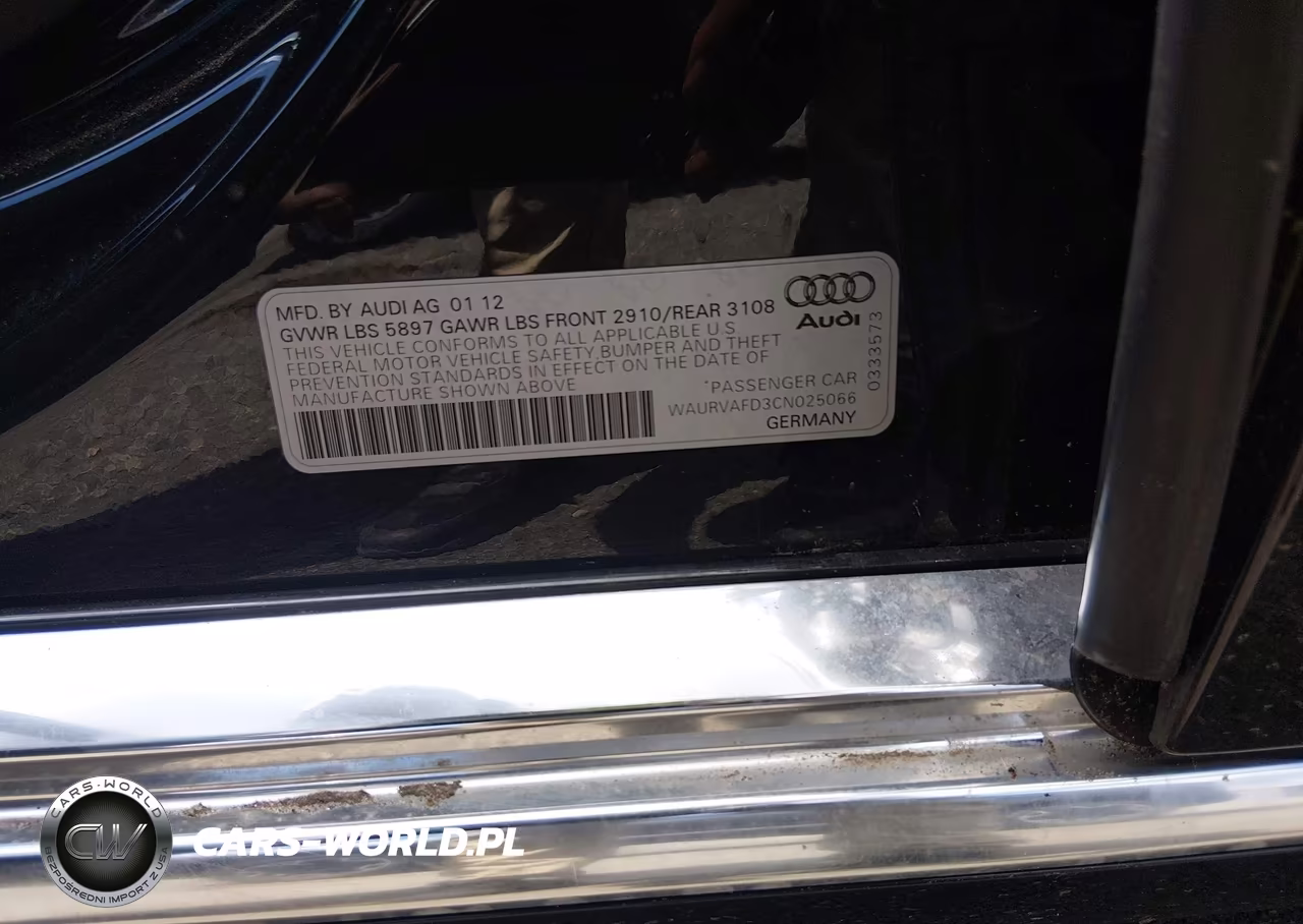 2012 Audi A8 L L 4.2 (Tiptronic) (No Longer Orderable) VIN:WAURVAFD3CN025066 - 9