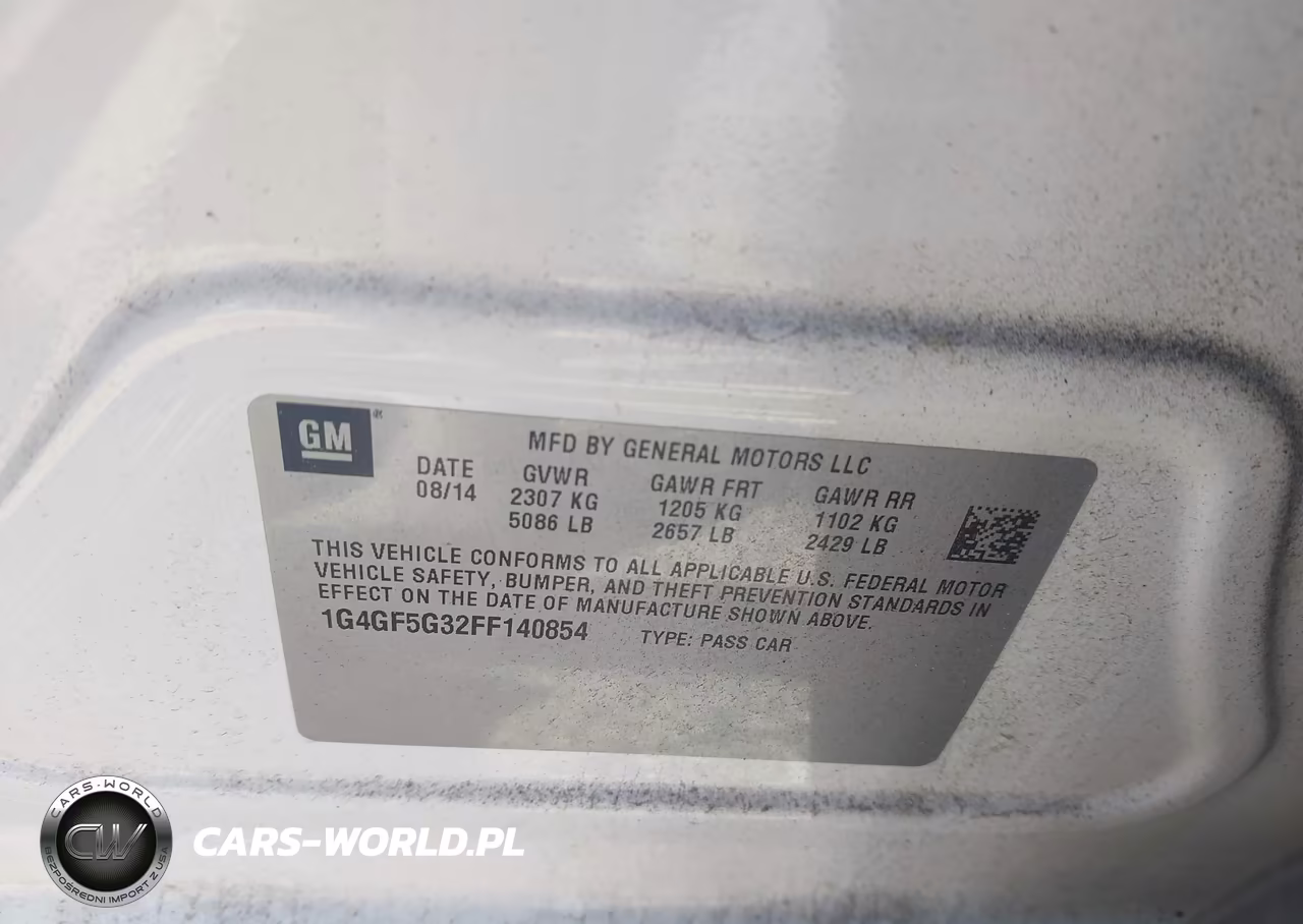 2015 Buick Lacrosse VIN:1G4GF5G32FF140854 - 9
