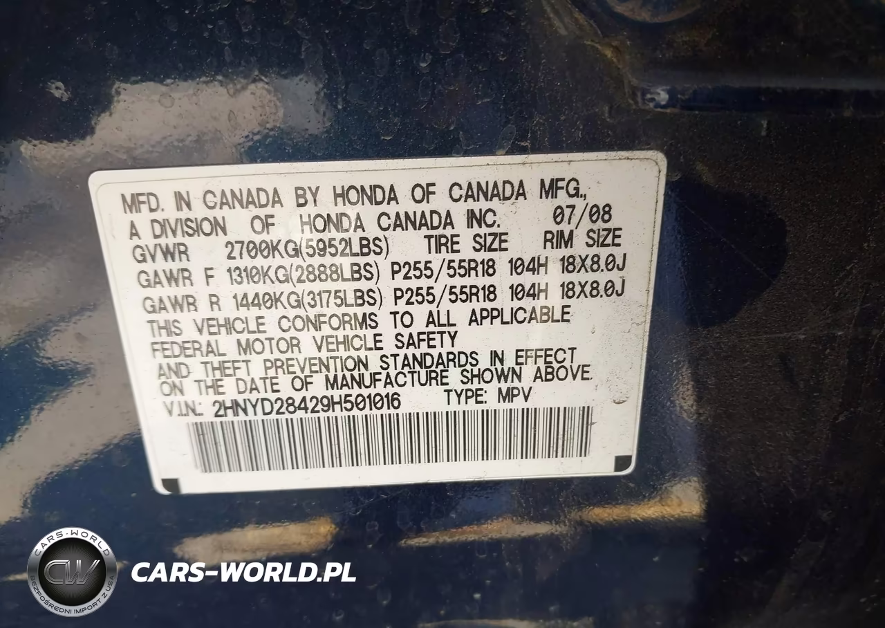 2009 Acura Mdx Technology Package VIN:2HNYD28429H501016 - 9