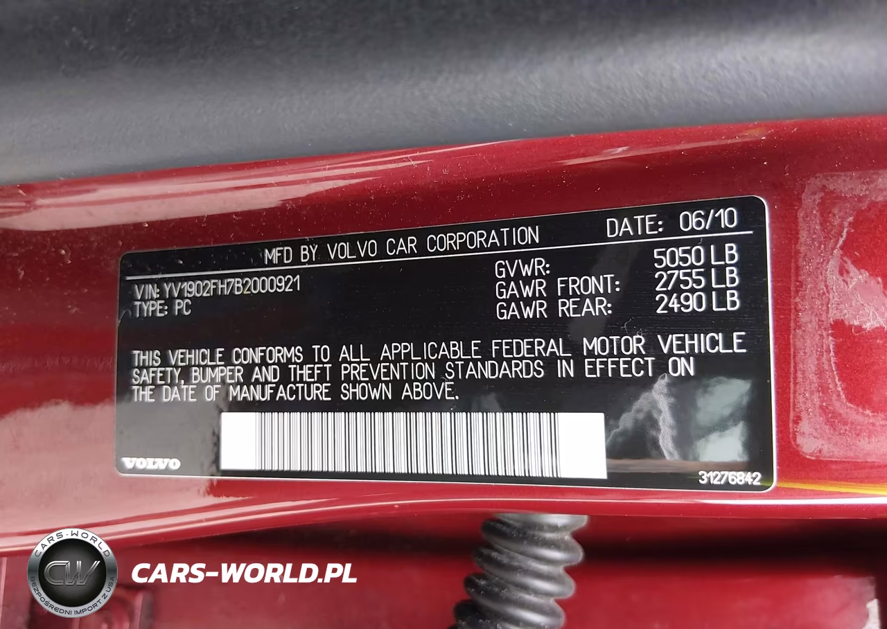 2011 Volvo S60 T6 (Retail Only)-W-Moonroof VIN:YV1902FH7B2000921 - 9