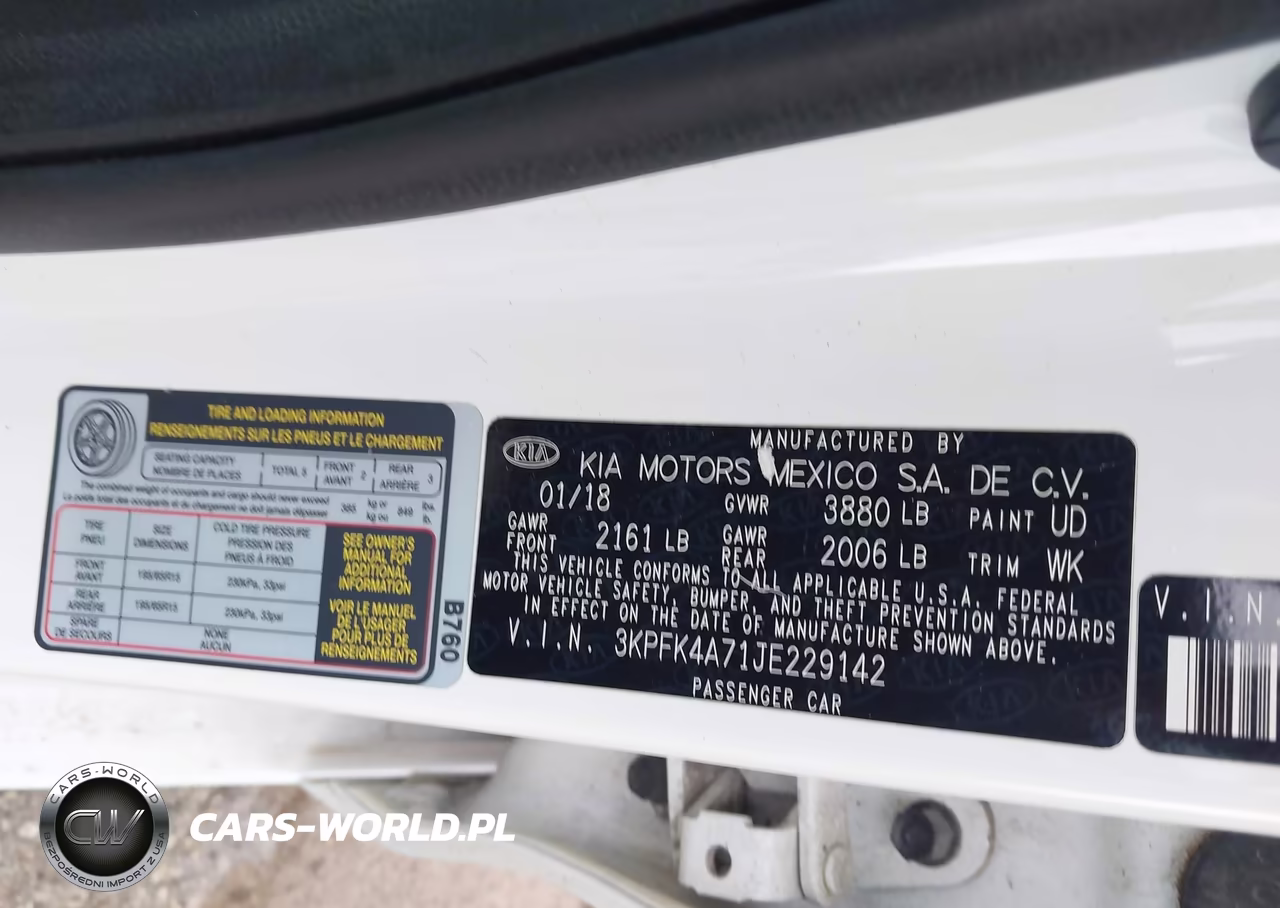 2018 Kia Forte Lx VIN:3KPFK4A71JE229142 - 9