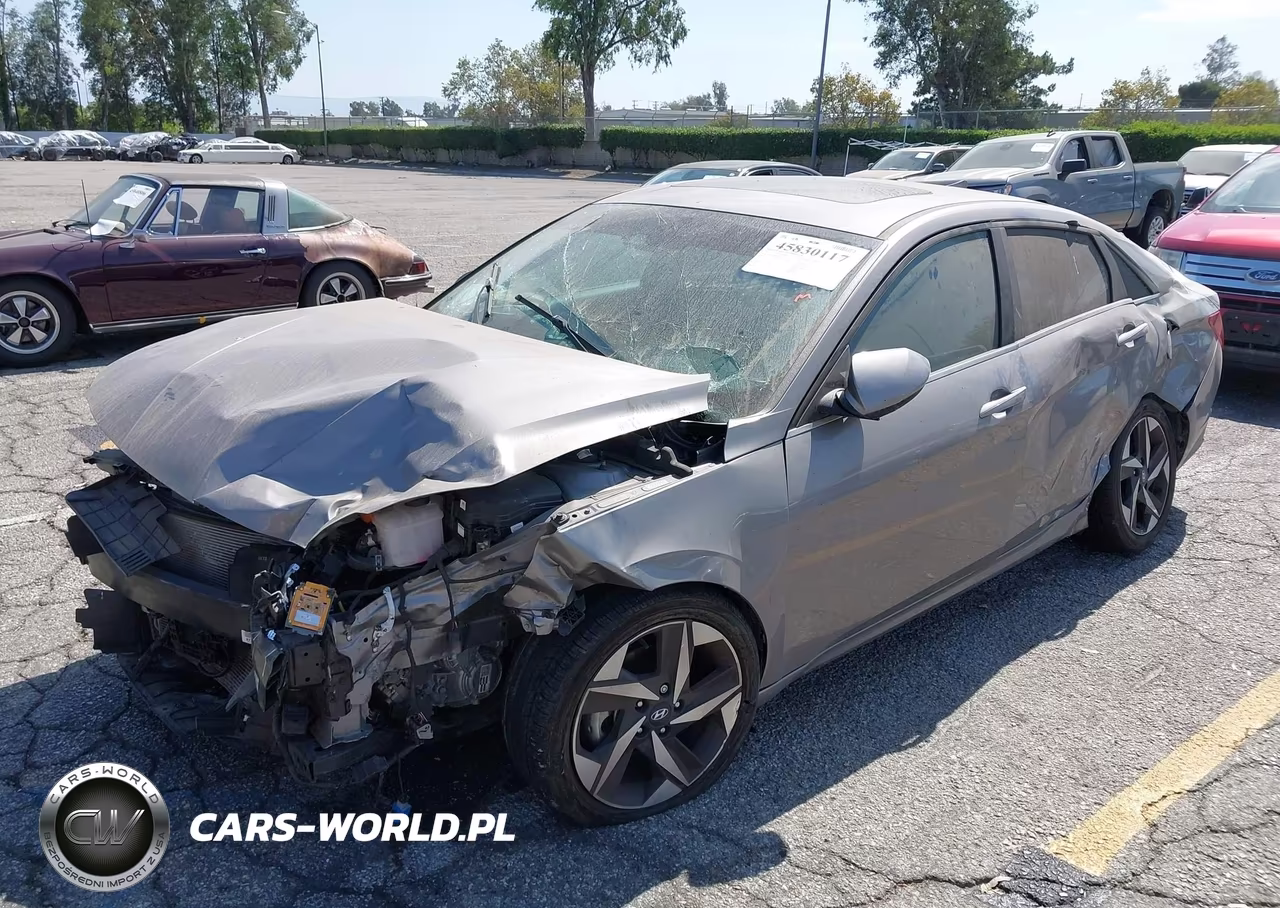 2023 Hyundai Elantra Hybrid Limited VIN:KMHLN4AJ9PU055543 - 2