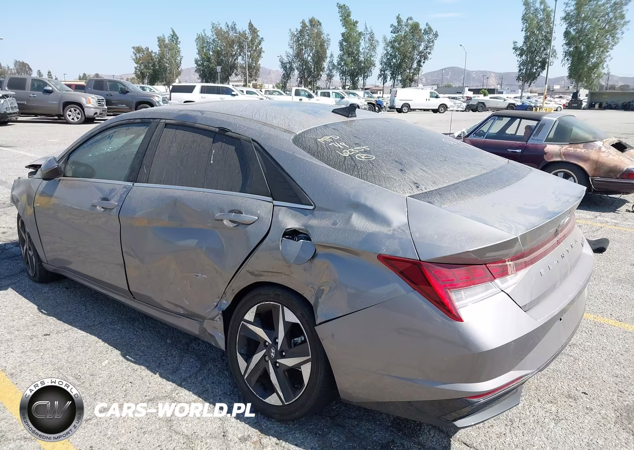 2023 Hyundai Elantra Hybrid Limited VIN:KMHLN4AJ9PU055543 - 3